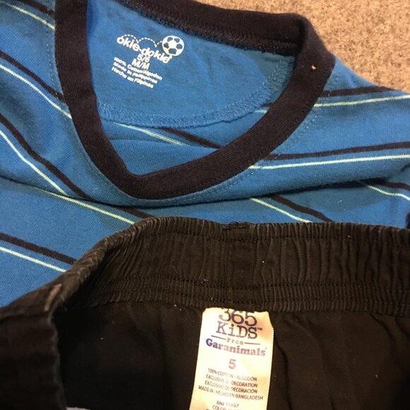 Boy Size 5 Clothing Lot 4x Pieces Bulk Summer Colorful Plaid Casual Cotton - Picture 3 of 6